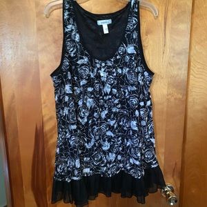 Dress Barn Lace Tank Size 18/20